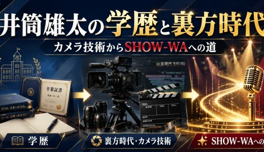 井筒雄太の学歴と裏方時代｜カメラ技術からSHOW-WAへの道