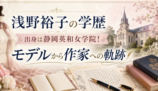 浅野裕子の学歴｜出身は静岡英和女学院！モデルから作家への軌跡