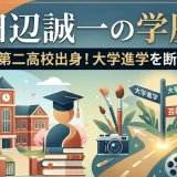 田辺誠一の学歴｜法政大学第二高校出身！大学進学を断念した理由