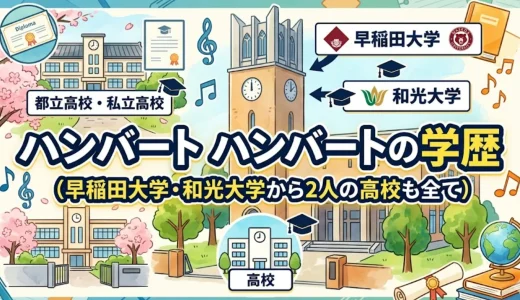 ハンバート ハンバートの学歴｜早稲田大学・和光大学から2人の高校も全て