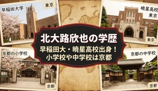 北大路欣也の学歴｜早稲田大・暁星高校出身！小学校や中学校は京都