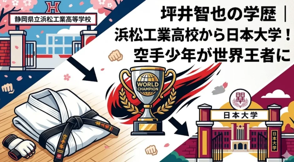 坪井智也の学歴｜浜松工業高校から日本大学！空手少年が世界王者に