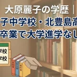 大原麗子の学歴｜潤徳女子中学校・北豊島高等学校卒業で大学進学なし