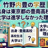 竹野内豊の学歴｜出身は東京都の豊南高校で大学は進学しなかった理由！