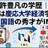 許豊凡の学歴｜出身は慶応大学経済学部！4ヶ国語の秀才がINIへ