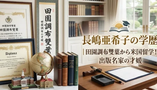 長嶋亜希子の学歴｜田園調布雙葉から米国留学！出版名家の才媛