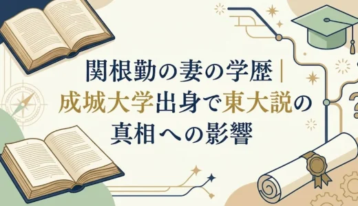 関根勤の妻の学歴｜成城大学出身で東大説の真相と娘への影響