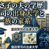 高嶋ちさ子の夫の学歴｜盛田賢司の出身大学とソニー一族の家系