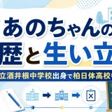 あのちゃんの学歴と生い立ち｜柏市立酒井根中学校出身で柏日体高校中退