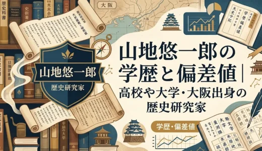 山地悠一郎の学歴と偏差値｜高校や大学・大阪出身の歴史研究家