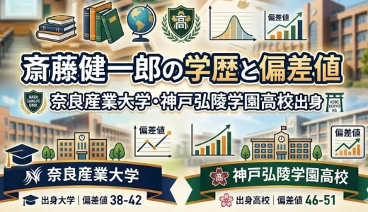 斎藤健一郎の学歴と偏差値｜奈良産業大学・神戸弘陵学園高校出身