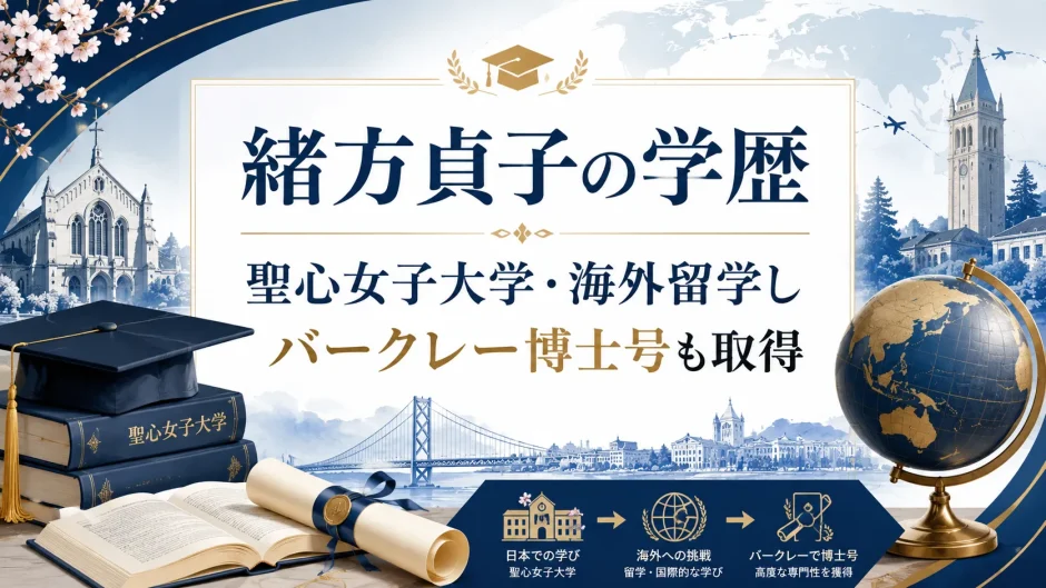 緒方貞子の学歴｜聖心女子大学・海外留学しバークレー博士号も取得