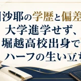 香川沙耶の学歴と偏差値｜大学進学せず、堀越高校出身でハーフの生い立ち